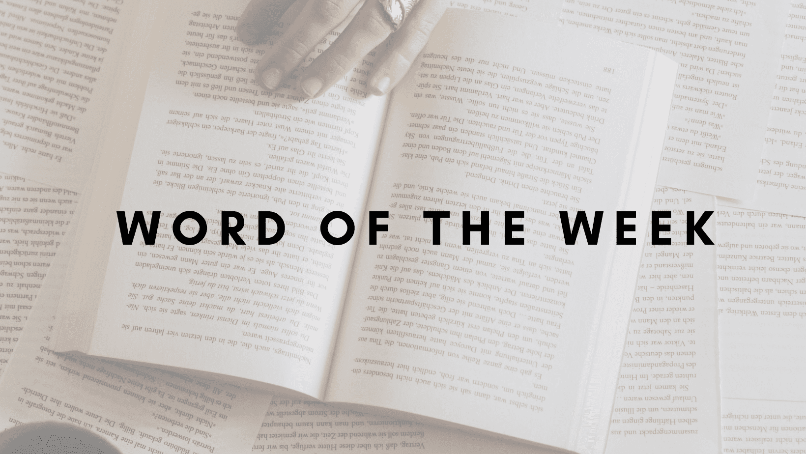 Word of the Week: Living Lexicon of Linguistics